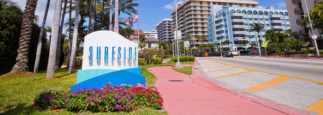 Welcome to Surfside Marker along the Roadside - photo courtesy of Jacober Creative