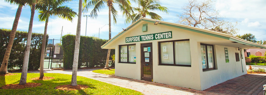 Surfside tennis center - photo courtesy of Jacober Creative